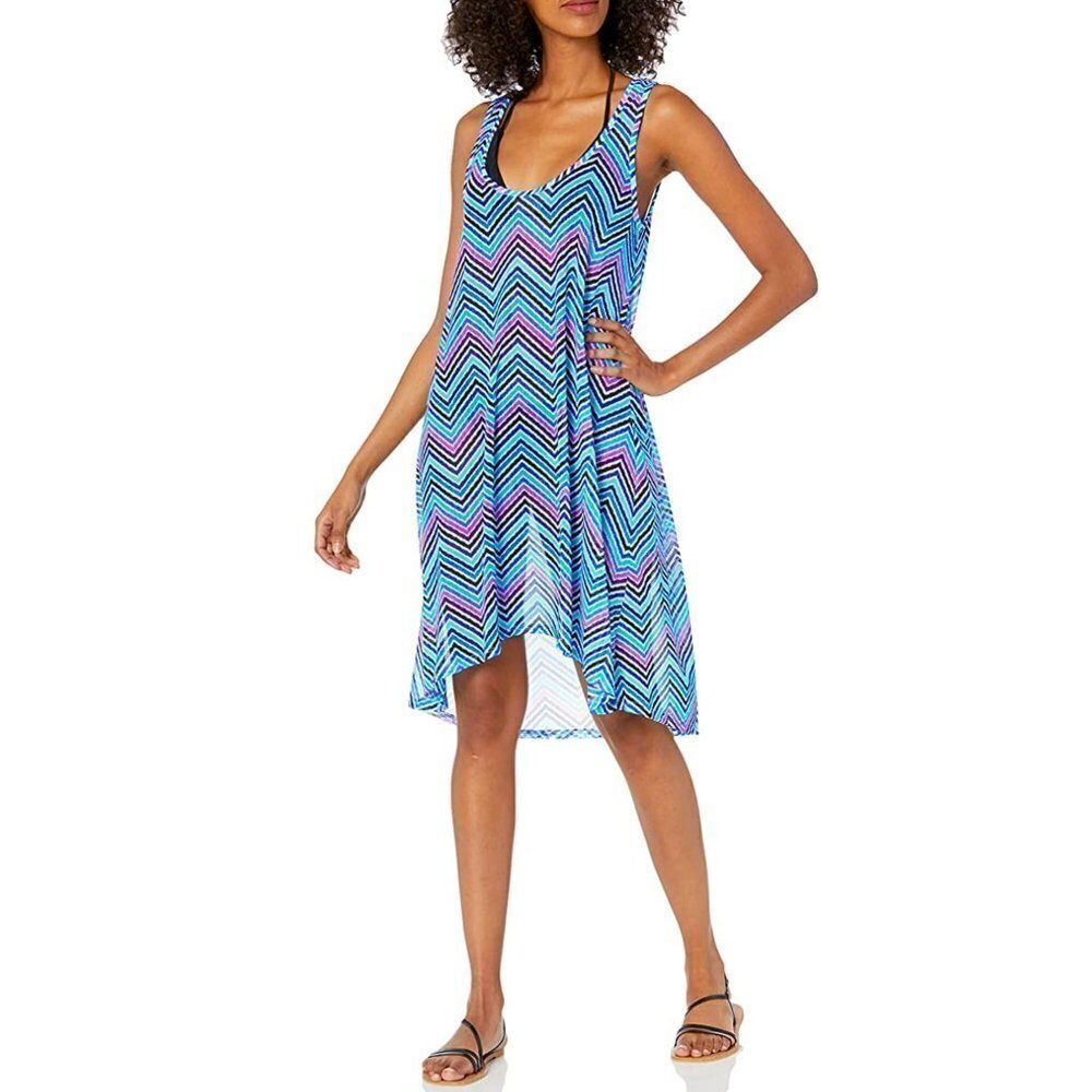 NWT Profile By Gottex Tempo Mesh Sun Dress Swim Cover-up